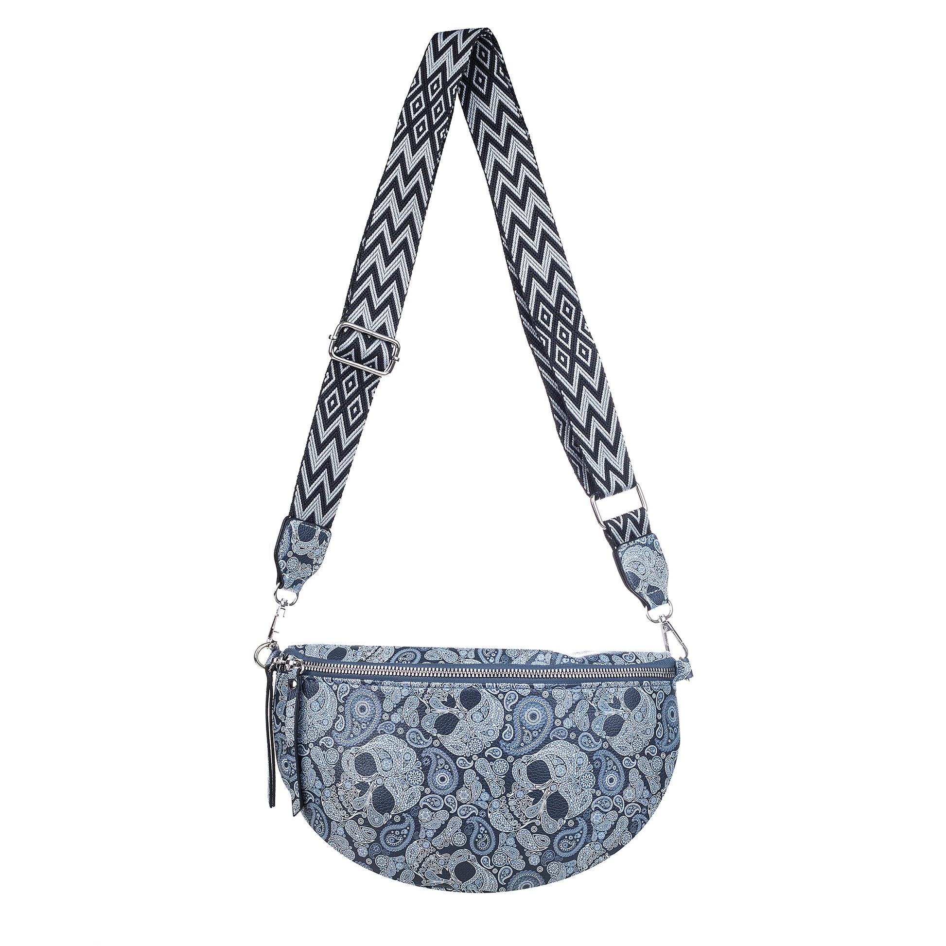 Umhängetasche Totenköpfe