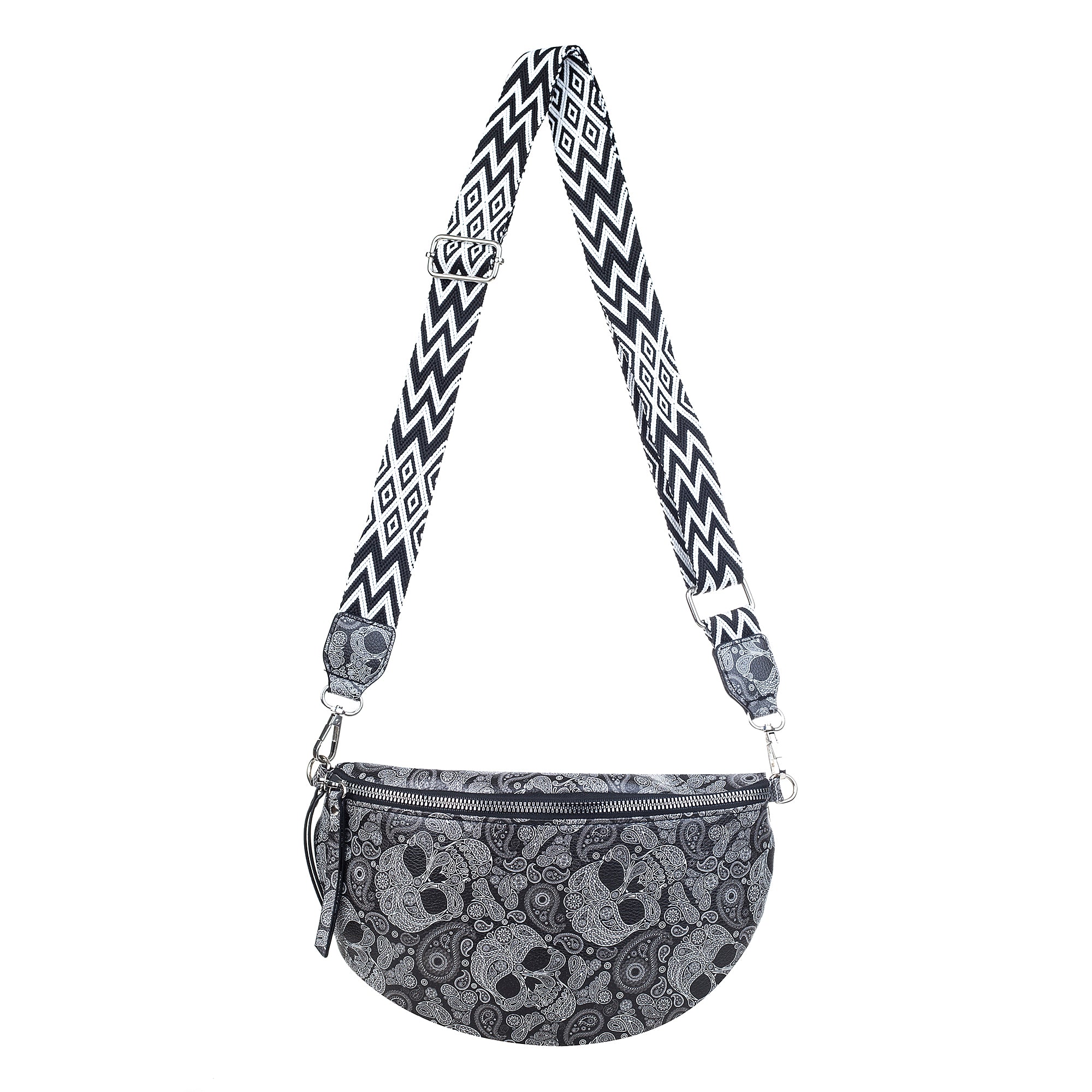 Umhängetasche Totenköpfe