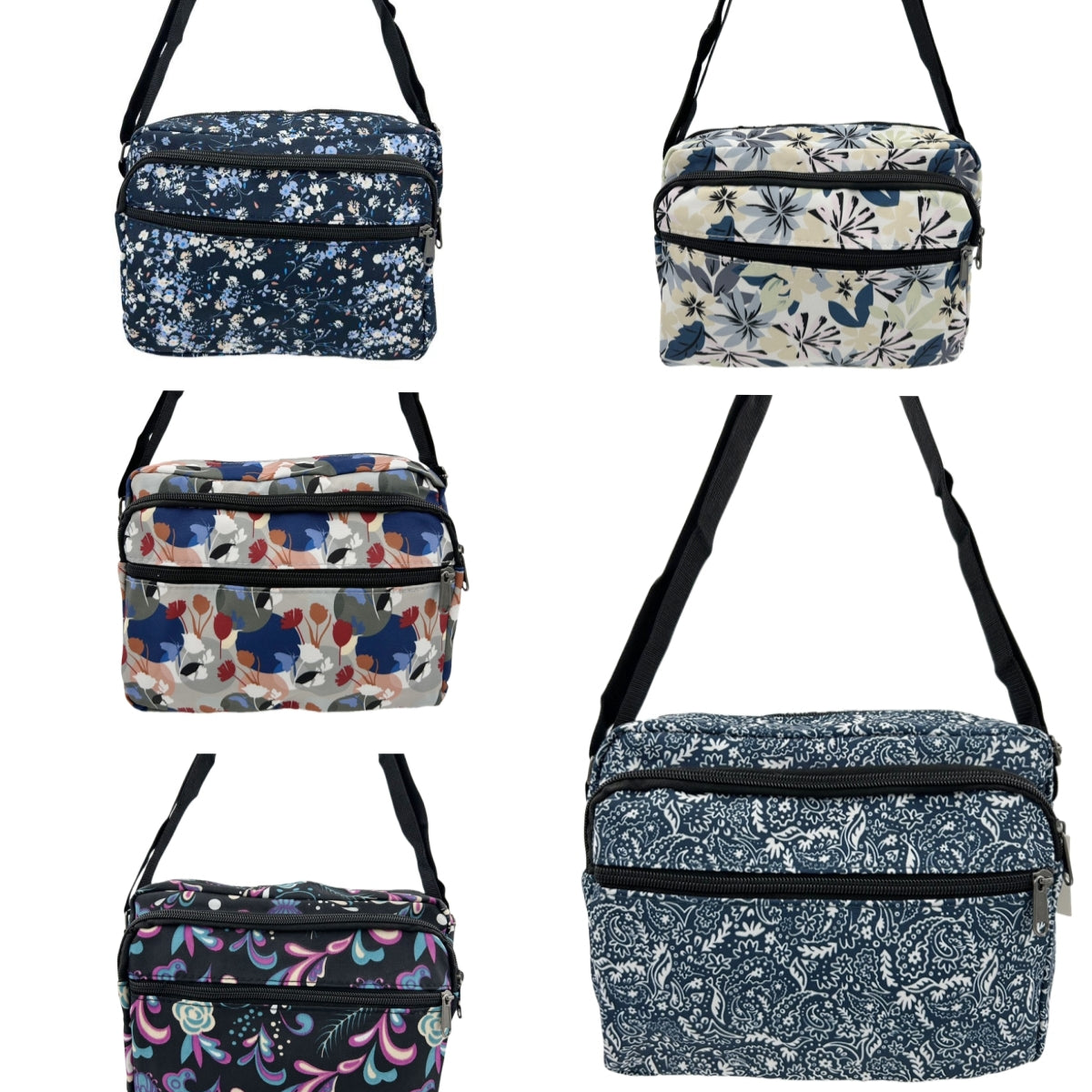 Umhängetasche gemustert