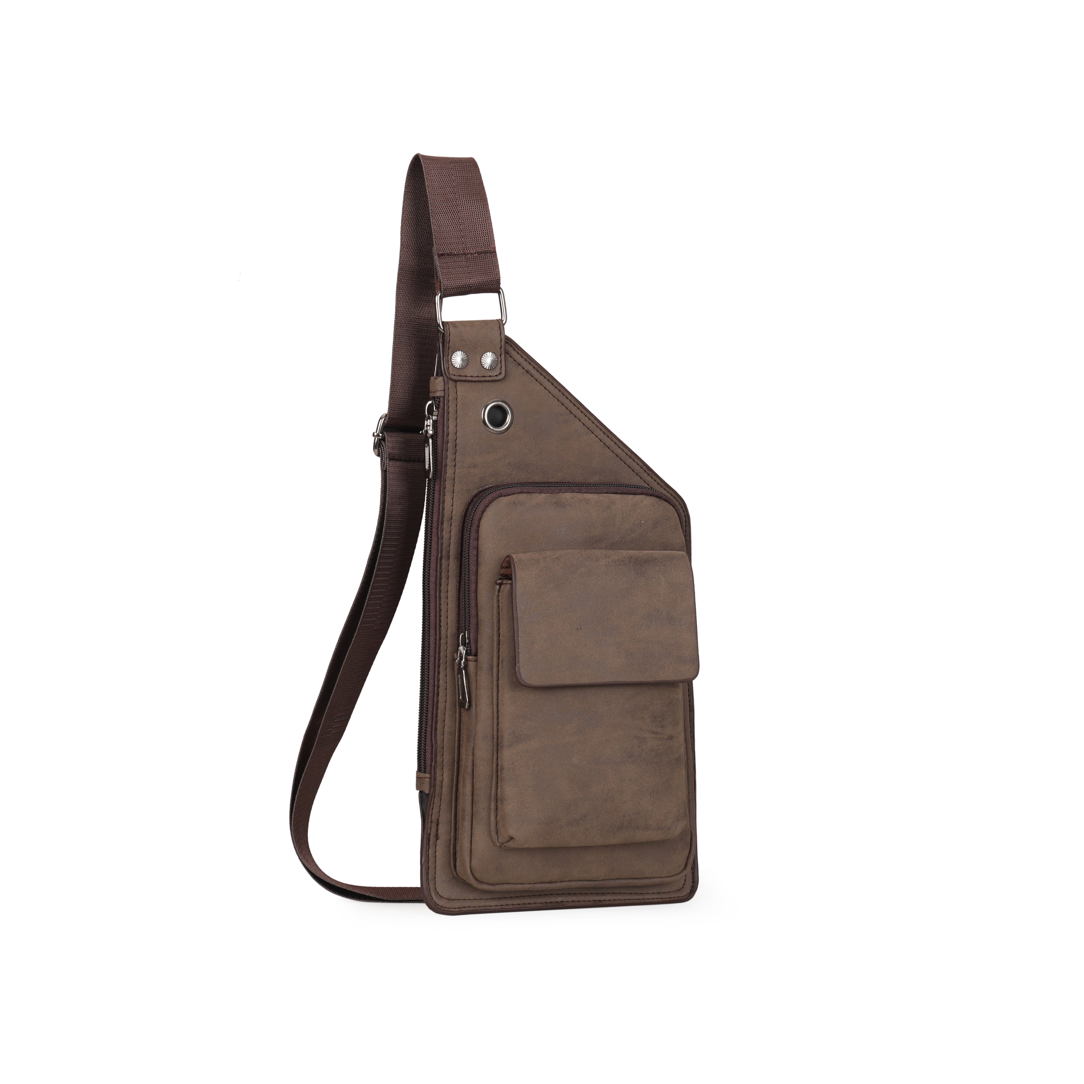 Crossbody Bag Wildlederoptik