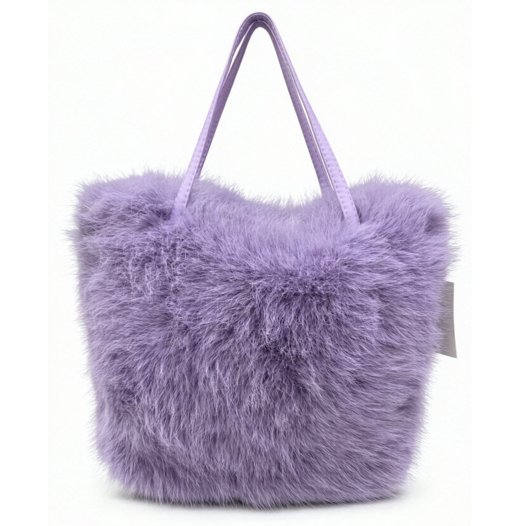Tasche aus Kunstfell Mittelgroß