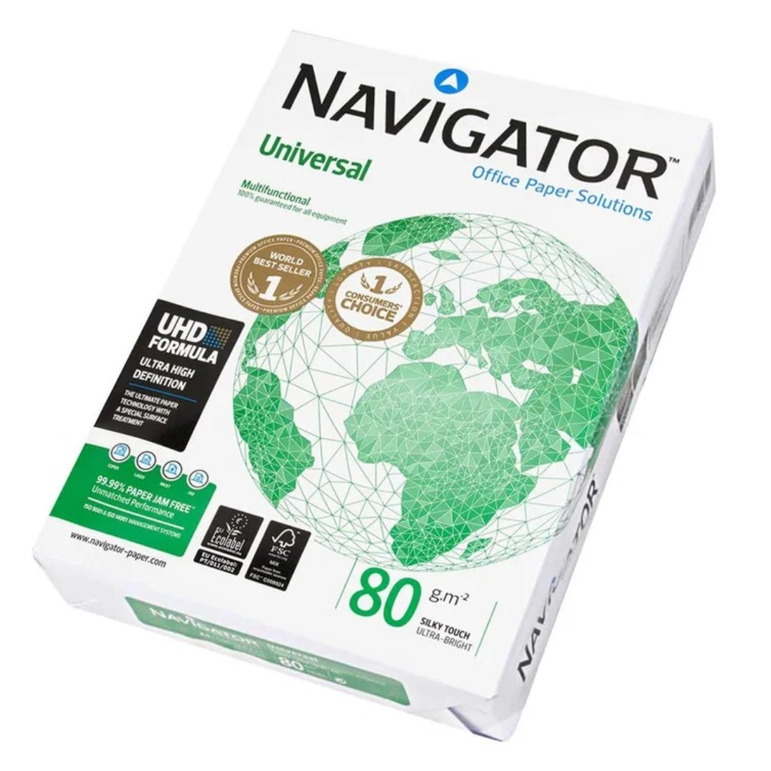 Druckerpapier Navigator Universal DIN A4 80g/qm hochweiß 500 Blatt