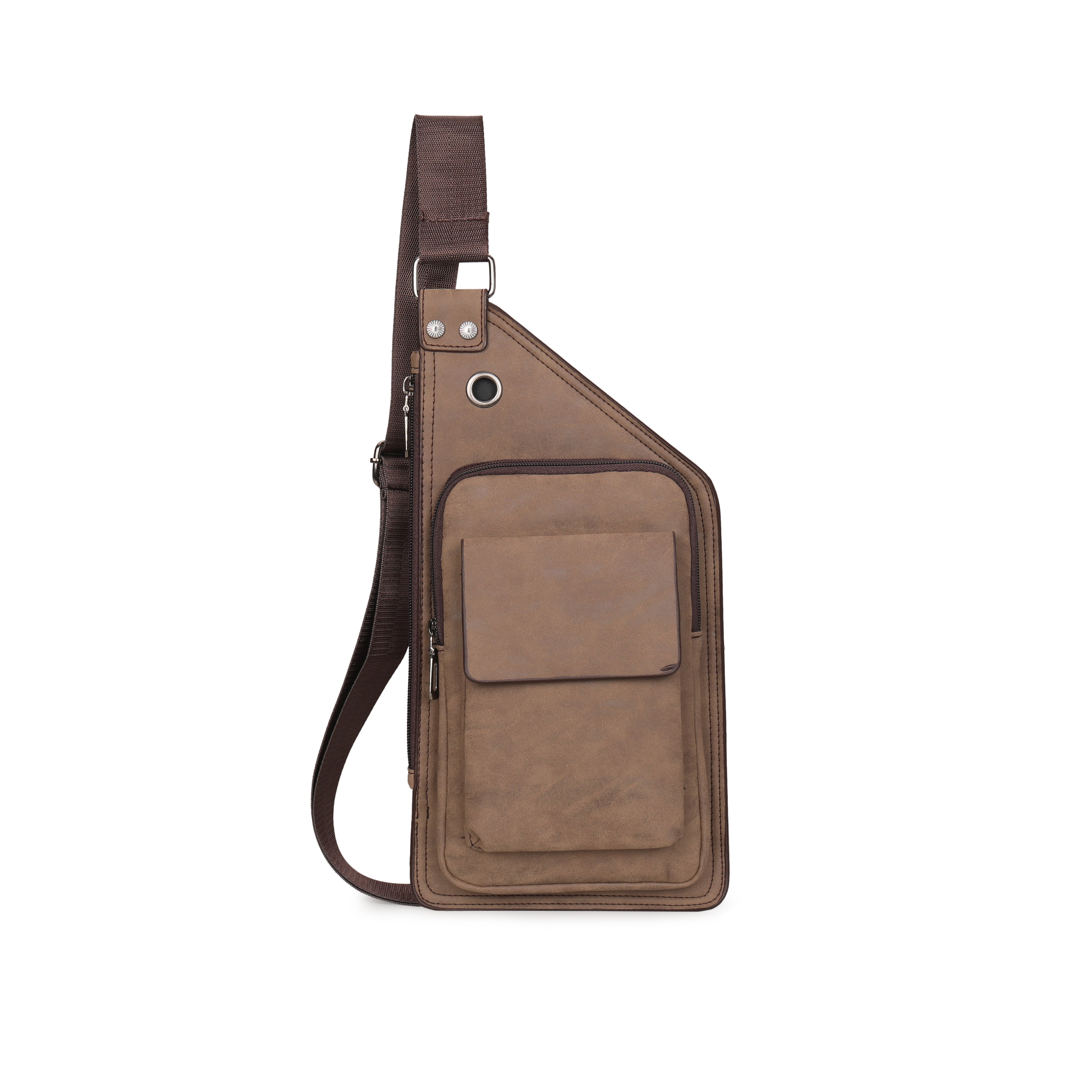 Crossbody Bag Wildlederoptik