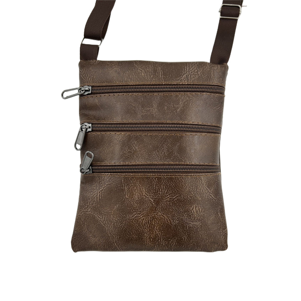 Umhängetasche Ivan Leder Optik